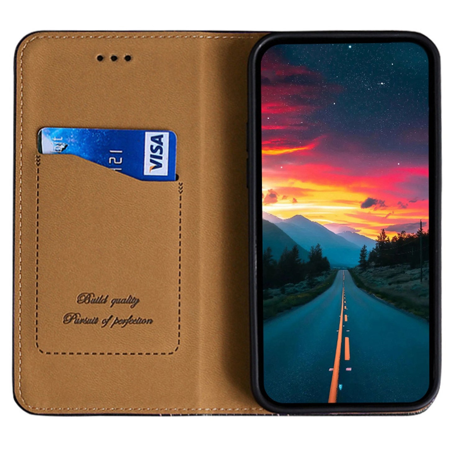 For Realme 10 Pro+ 5G Plaid Pattern PU Leather Card Holder Stand Case Magnetic Auto Closing Protective Phone Cover