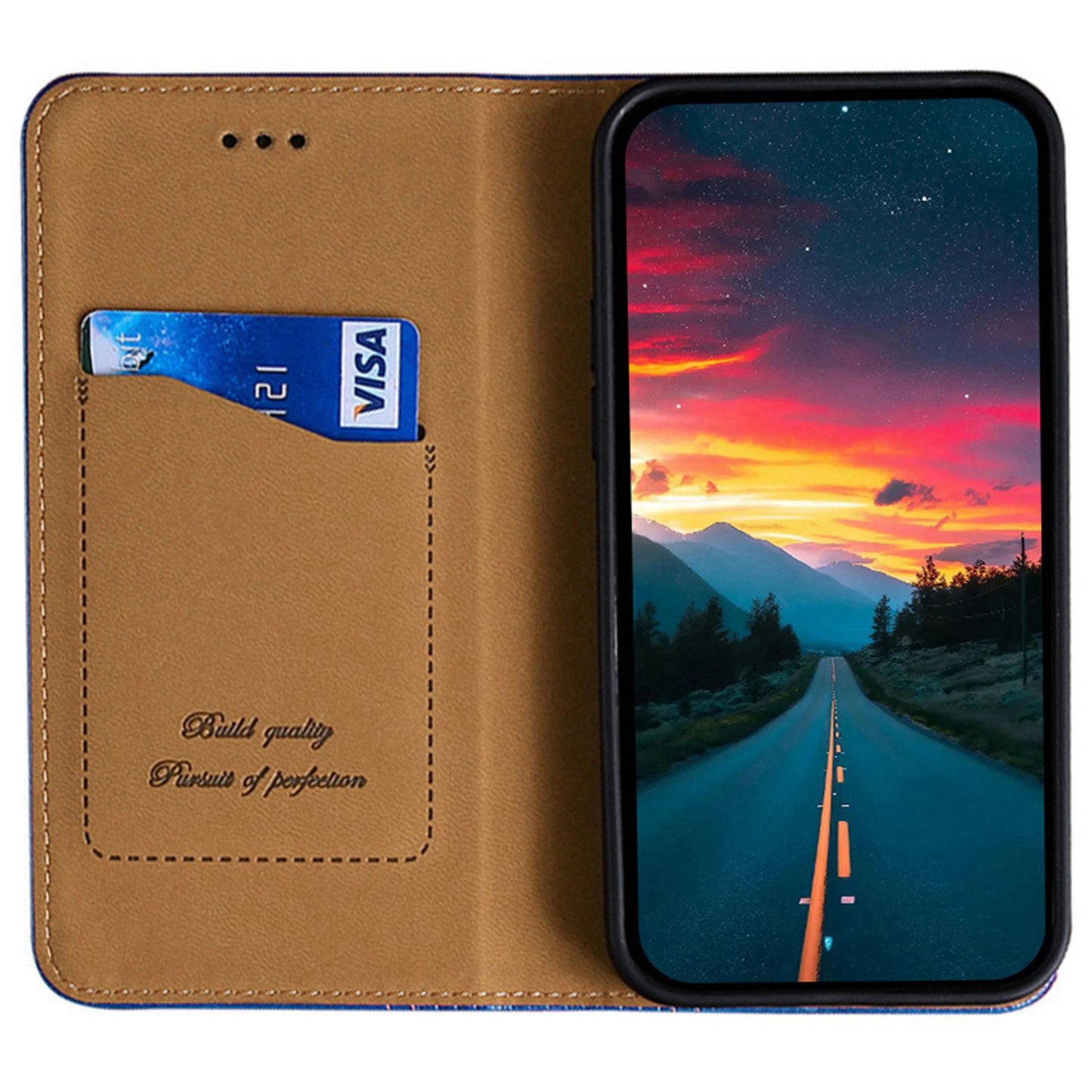 For Realme 10 Pro+ 5G Plaid Pattern PU Leather Card Holder Stand Case Magnetic Auto Closing Protective Phone Cover