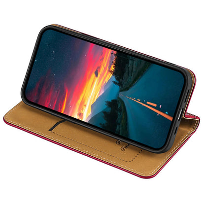 For Realme 10 Pro+ 5G Plaid Pattern PU Leather Card Holder Stand Case Magnetic Auto Closing Protective Phone Cover