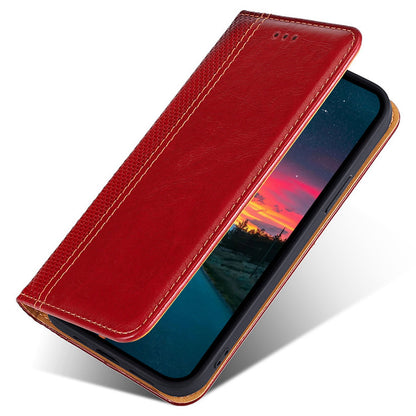 For Realme 10 Pro+ 5G Plaid Pattern PU Leather Card Holder Stand Case Magnetic Auto Closing Protective Phone Cover
