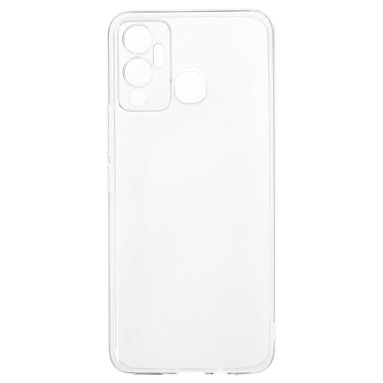 For Infinix Hot 12 Play 4G Ultra-thin Soft TPU Phone Back Cover Anti-drop Anti-scratch Protective Case