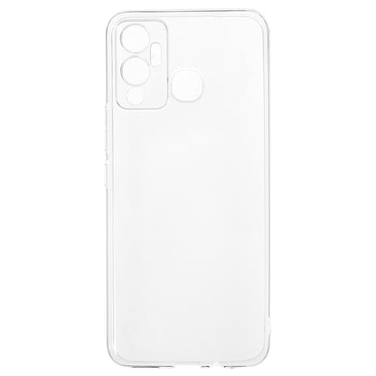 For Infinix Hot 12 Play 4G Ultra-thin Soft TPU Phone Back Cover Anti-drop Anti-scratch Protective Case