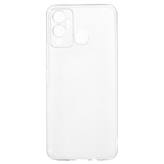 For Infinix Hot 12 Play 4G Ultra-thin Soft TPU Phone Back Cover Anti-drop Anti-scratch Protective Case