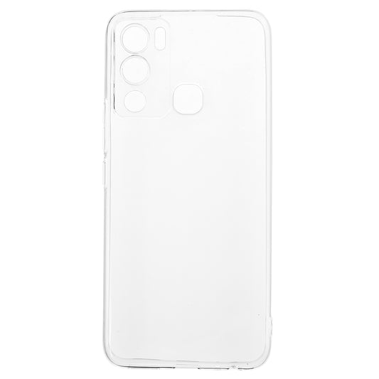 For Infinix Hot 12i 4G Ultra-thin Flexible TPU Phone Protective Cover Transparent Anti-scratch Anti-drop Case