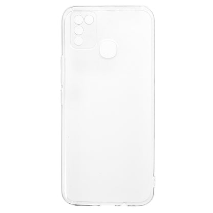 For Infinix Hot 10 Lite Transparent Flexible TPU Phone Protective Cover Ultra-thin Drop-proof Back Case