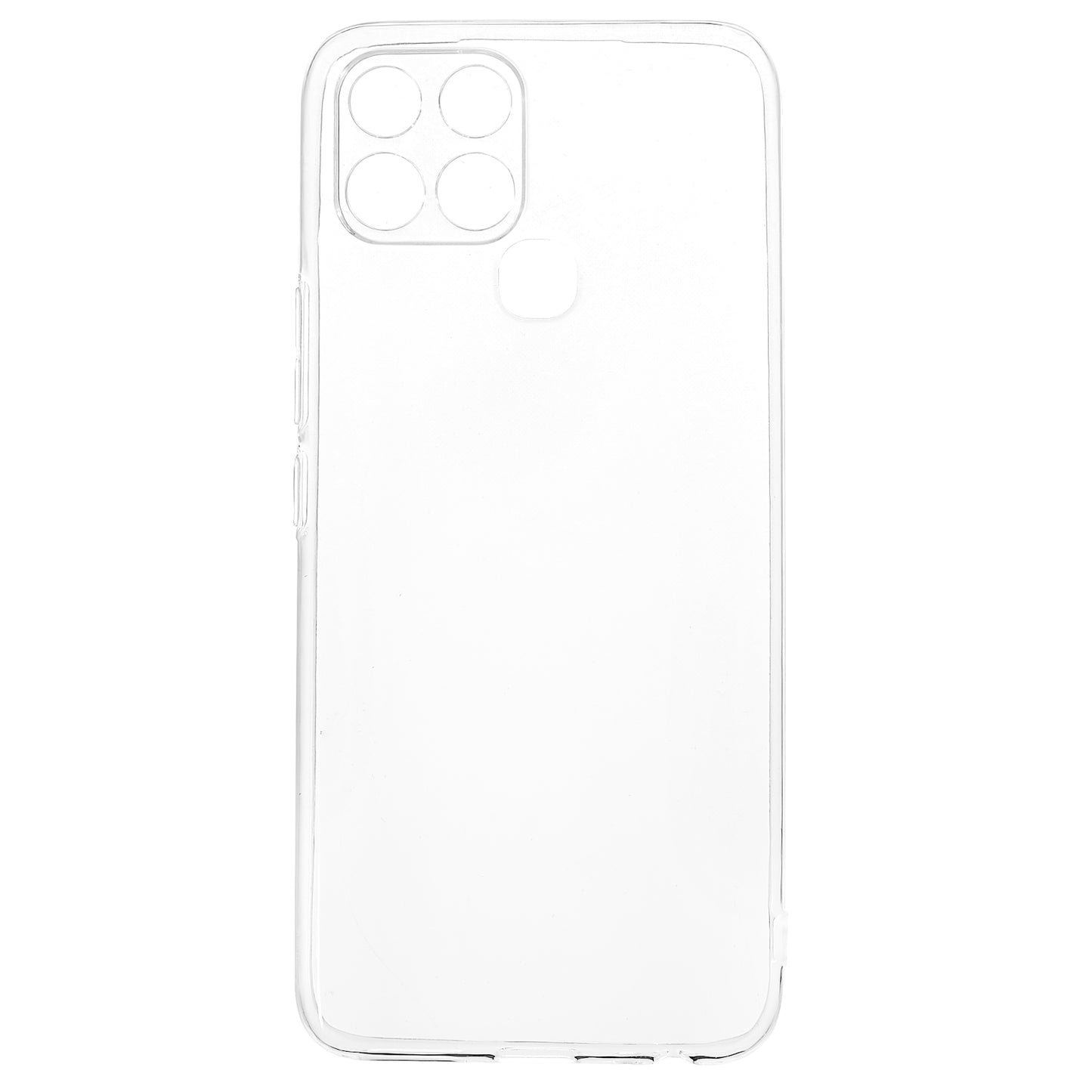 For Infinix Smart 6 Ultra-thin Soft TPU Clear Protective Cover Drop-proof Anti-scratch Phone Back Case