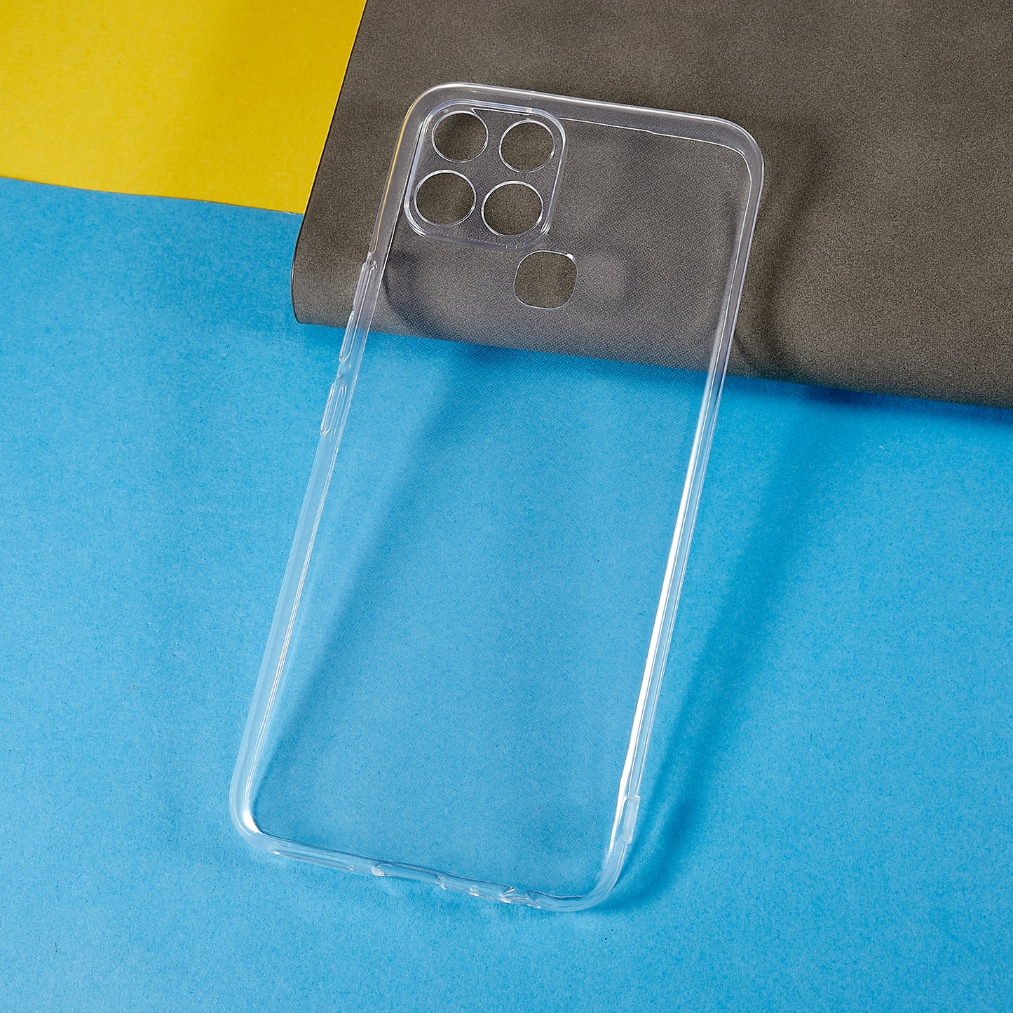 For Infinix Smart 6 Ultra-thin Soft TPU Clear Protective Cover Drop-proof Anti-scratch Phone Back Case