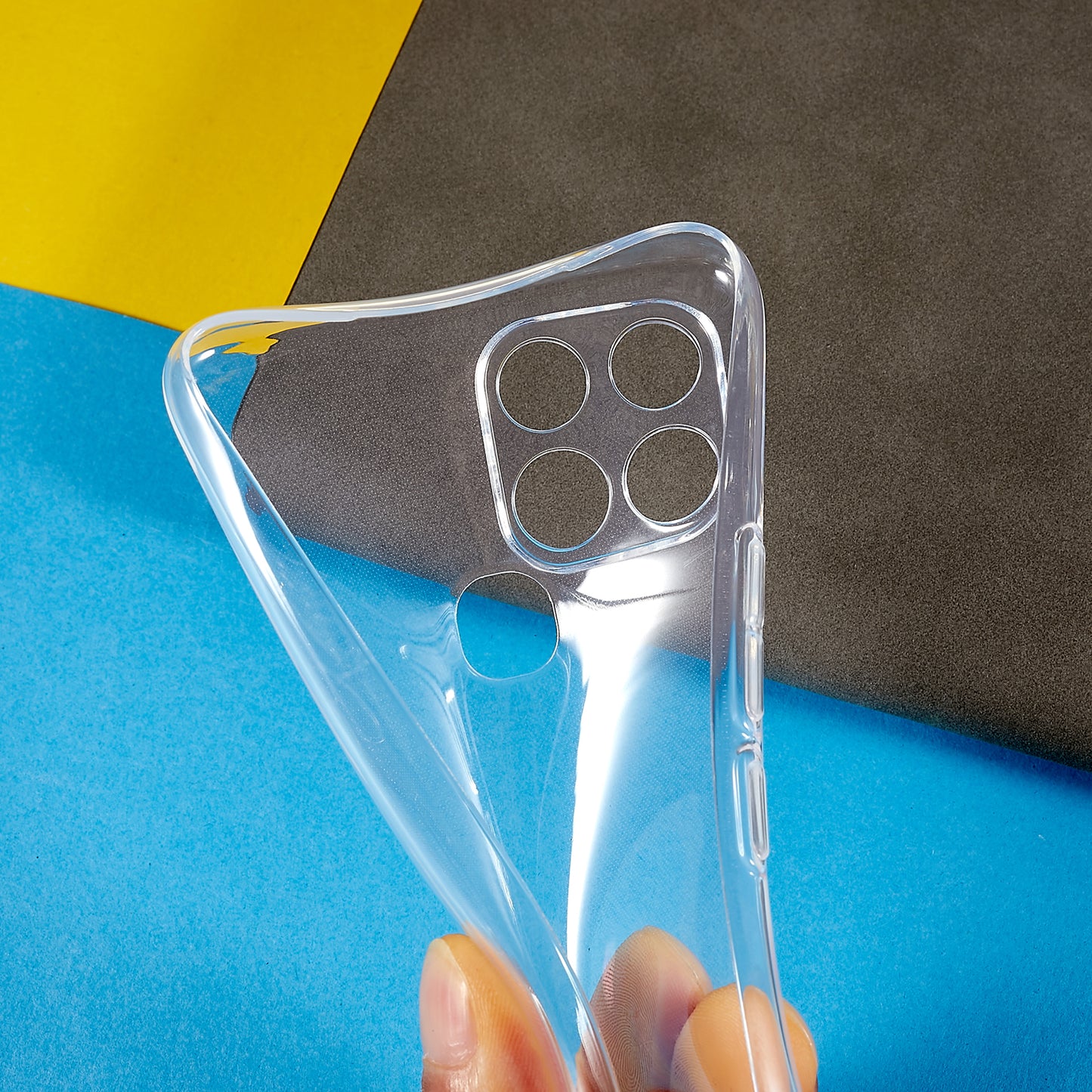 For Infinix Smart 6 Ultra-thin Soft TPU Clear Protective Cover Drop-proof Anti-scratch Phone Back Case