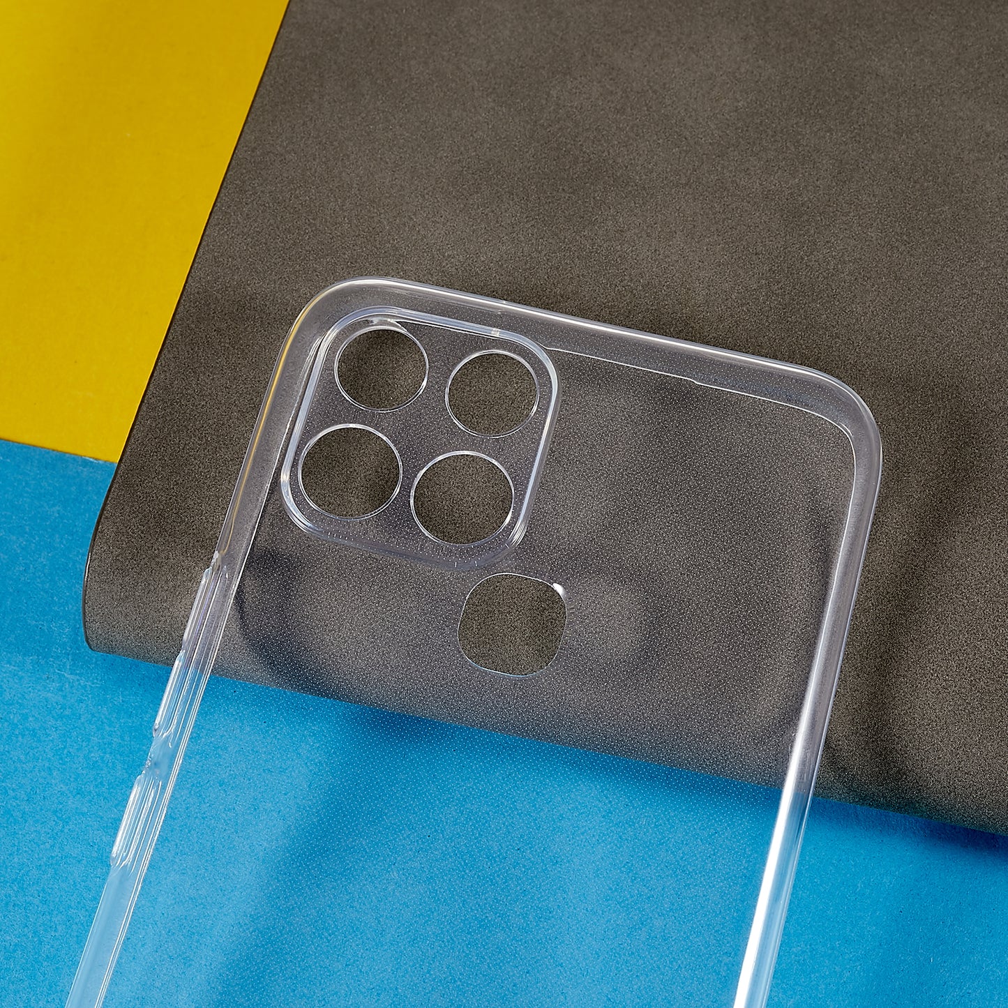 For Infinix Smart 6 Ultra-thin Soft TPU Clear Protective Cover Drop-proof Anti-scratch Phone Back Case