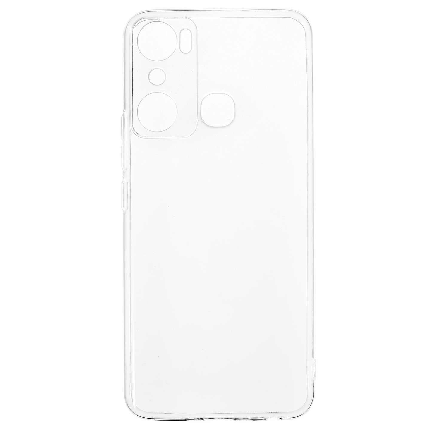 For Infinix Hot 20i 4G Anti-drop Ultra Slim Phone Case Transparent Anti-yellowing Shockproof TPU Back Cover