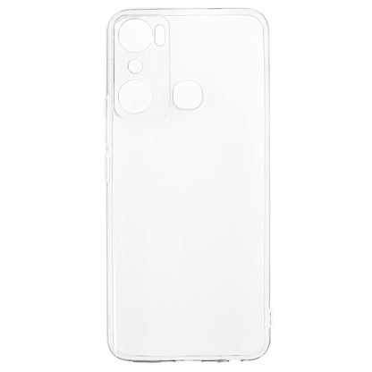 For Infinix Hot 20i 4G Anti-drop Ultra Slim Phone Case Transparent Anti-yellowing Shockproof TPU Back Cover