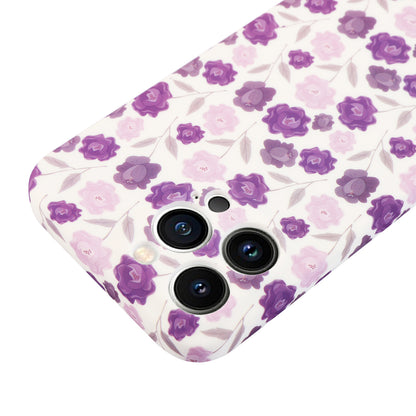 For iPhone 13 Pro 6.1 inch IMD Flower Pattern Printed Phone Cover Flexible TPU Protective Case with Lanyard