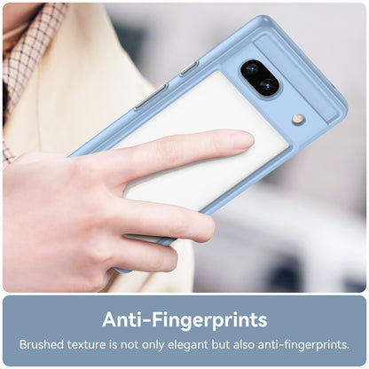 For Google Pixel 7a Phone Case, TPU Bumper+Acrylic Back Shell Shock-absorbing Protective Cover