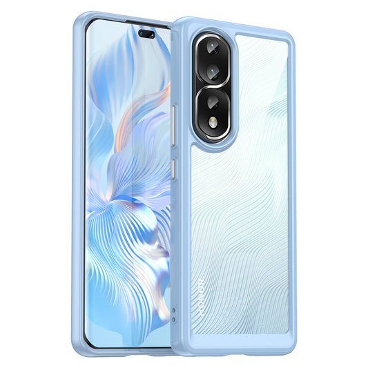For Honor 80 Pro 5G Phone Case, TPU Bumper+Acrylic Back Shell Anti-fall Protective Cover