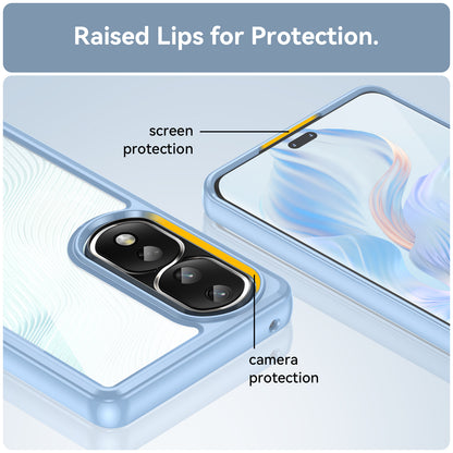 For Honor 80 Pro 5G Phone Case, TPU Bumper+Acrylic Back Shell Anti-fall Protective Cover