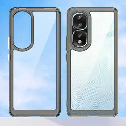 For Honor 80 Pro 5G Phone Case, TPU Bumper+Acrylic Back Shell Anti-fall Protective Cover