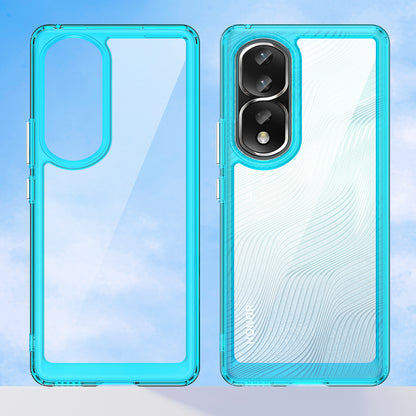 For Honor 80 Pro 5G Phone Case, TPU Bumper+Acrylic Back Shell Anti-fall Protective Cover