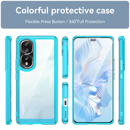 For Honor 80 Pro 5G Phone Case, TPU Bumper+Acrylic Back Shell Anti-fall Protective Cover