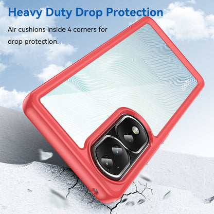 For Honor 80 Pro 5G Phone Case, TPU Bumper+Acrylic Back Shell Anti-fall Protective Cover
