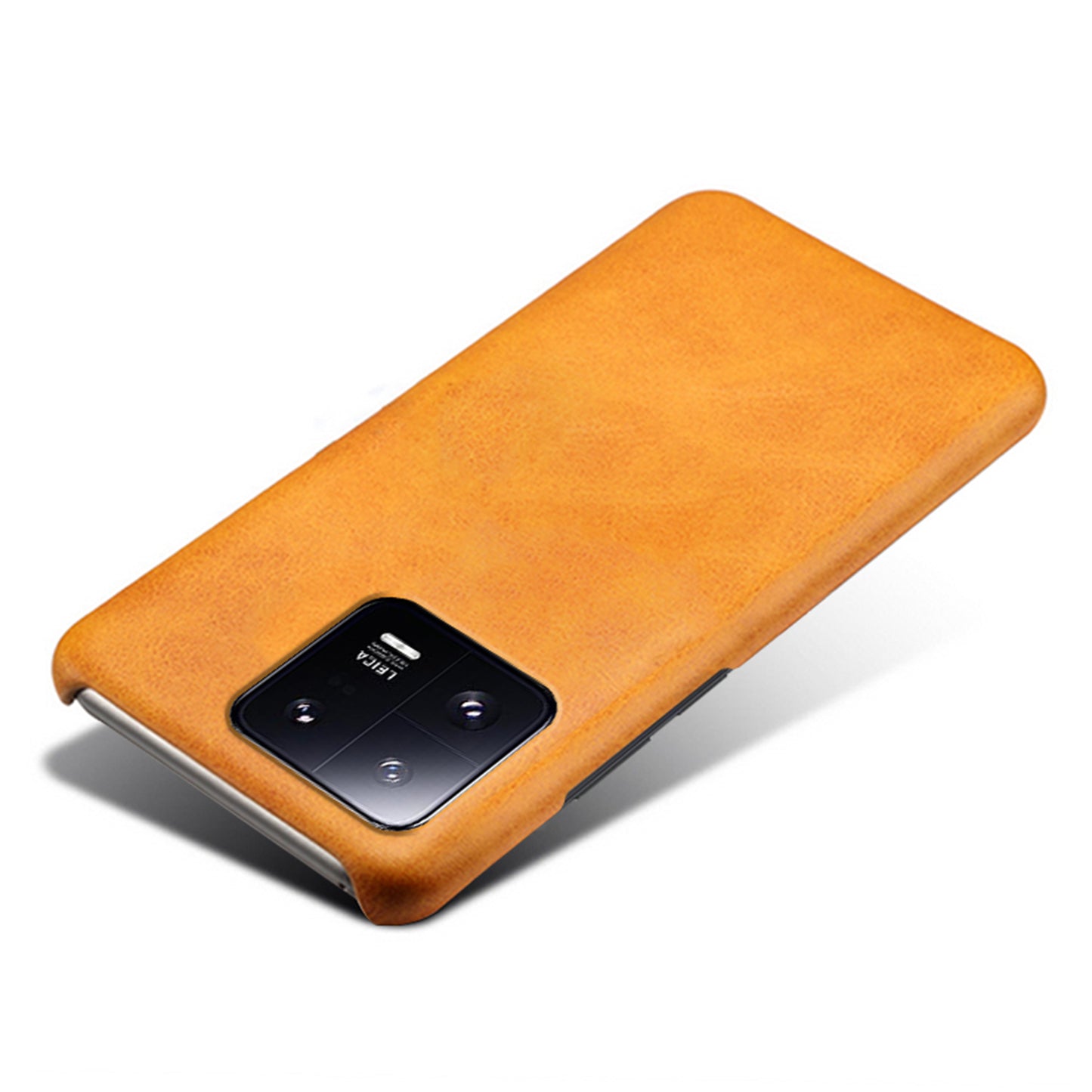 For Xiaomi 13 Pro 5G Calf Textured Cell Phone Cover Anti-fall PU Leather Coated PC Mobile Phone Case