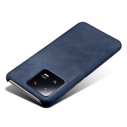 For Xiaomi 13 Pro 5G Calf Textured Cell Phone Cover Anti-fall PU Leather Coated PC Mobile Phone Case