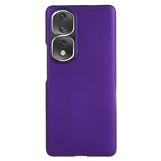 For Honor 80 Pro 5G Rubberized Finish Anti-Fingerprint Phone Case Glossy Surface Hard PC Shockproof Cover