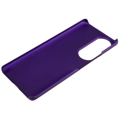 For Honor 80 Pro 5G Rubberized Finish Anti-Fingerprint Phone Case Glossy Surface Hard PC Shockproof Cover