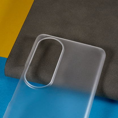 For Honor 80 Pro 5G Rubberized Finish Anti-Fingerprint Phone Case Glossy Surface Hard PC Shockproof Cover