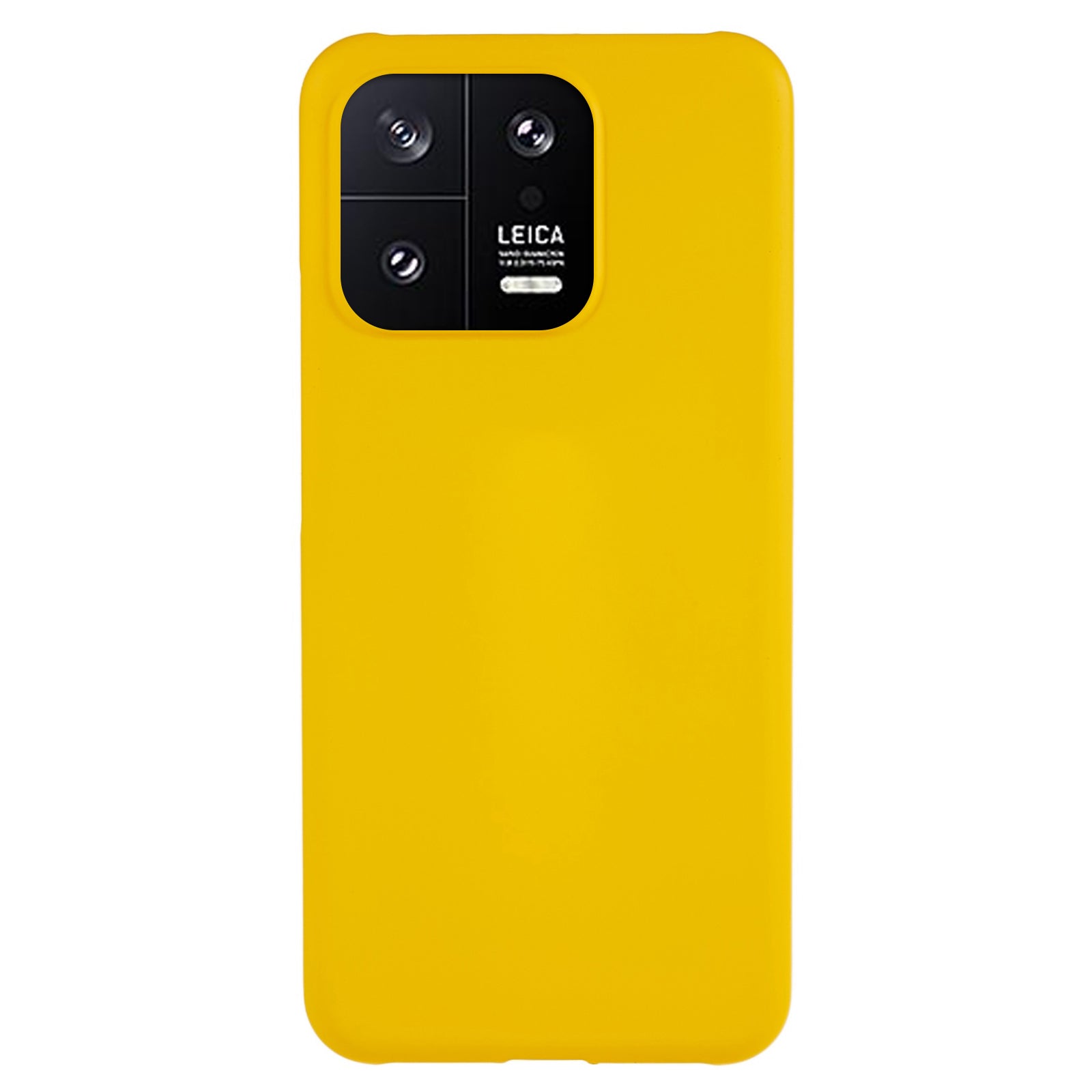 For Xiaomi 13 5G Rubberized Glossy Surface Minimalist Case Hard PC Shockproof Protective Phone Cover