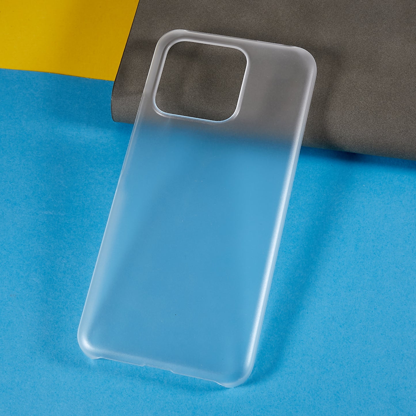 For Xiaomi 13 5G Rubberized Glossy Surface Minimalist Case Hard PC Shockproof Protective Phone Cover