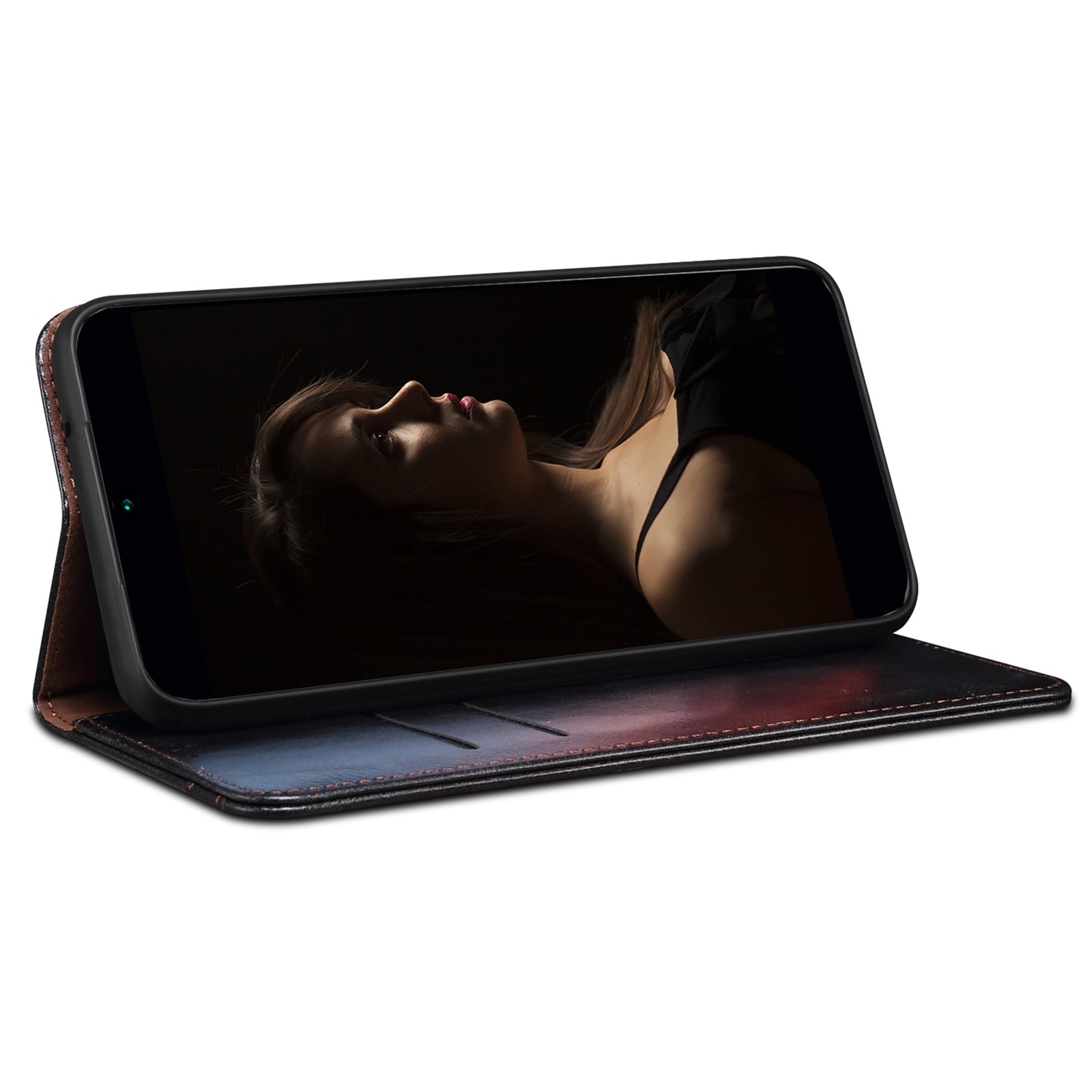 Magnetic Auto-absorbed Phone Case For Xiaomi Poco F5 Pro 5G / Redmi K60 Pro 5G / K60 5G Waxy Crazy Horse Texture Stand Wallet Protective PU Leather Folio Flip Phone Cover