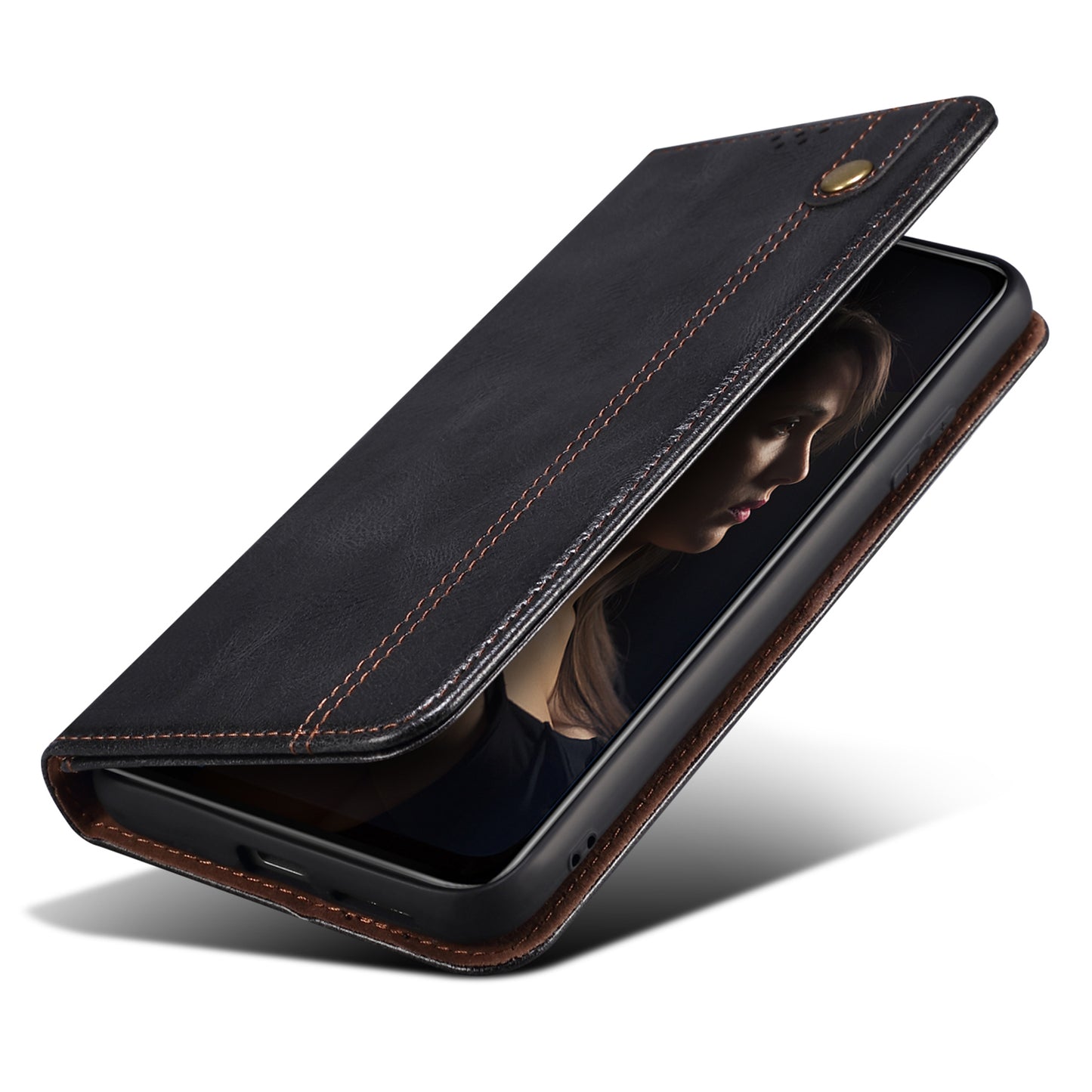 Magnetic Auto-absorbed Phone Case For Xiaomi Poco F5 Pro 5G / Redmi K60 Pro 5G / K60 5G Waxy Crazy Horse Texture Stand Wallet Protective PU Leather Folio Flip Phone Cover