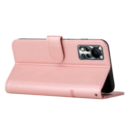 For Infinix Hot 11s NFC 4G Stitching PU Leather Flip Phone Case Stand Full Body Protective Wallet Cover with Strap