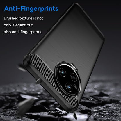 For Infinix Note 12 Pro 4G Carbon Fiber Texture Phone Case Shock-absorbing TPU Brushed Surface Protective Cover