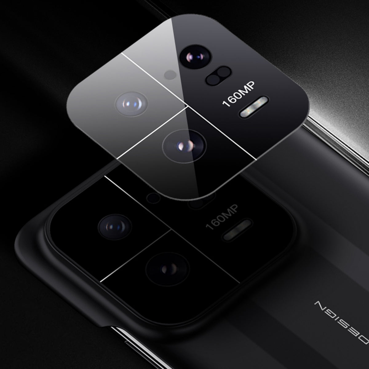 Anti-drop Phone Case  For Xiaomi 13 Pro 5G Rubberized Surface Hard PC Mobile Phone Back Cover