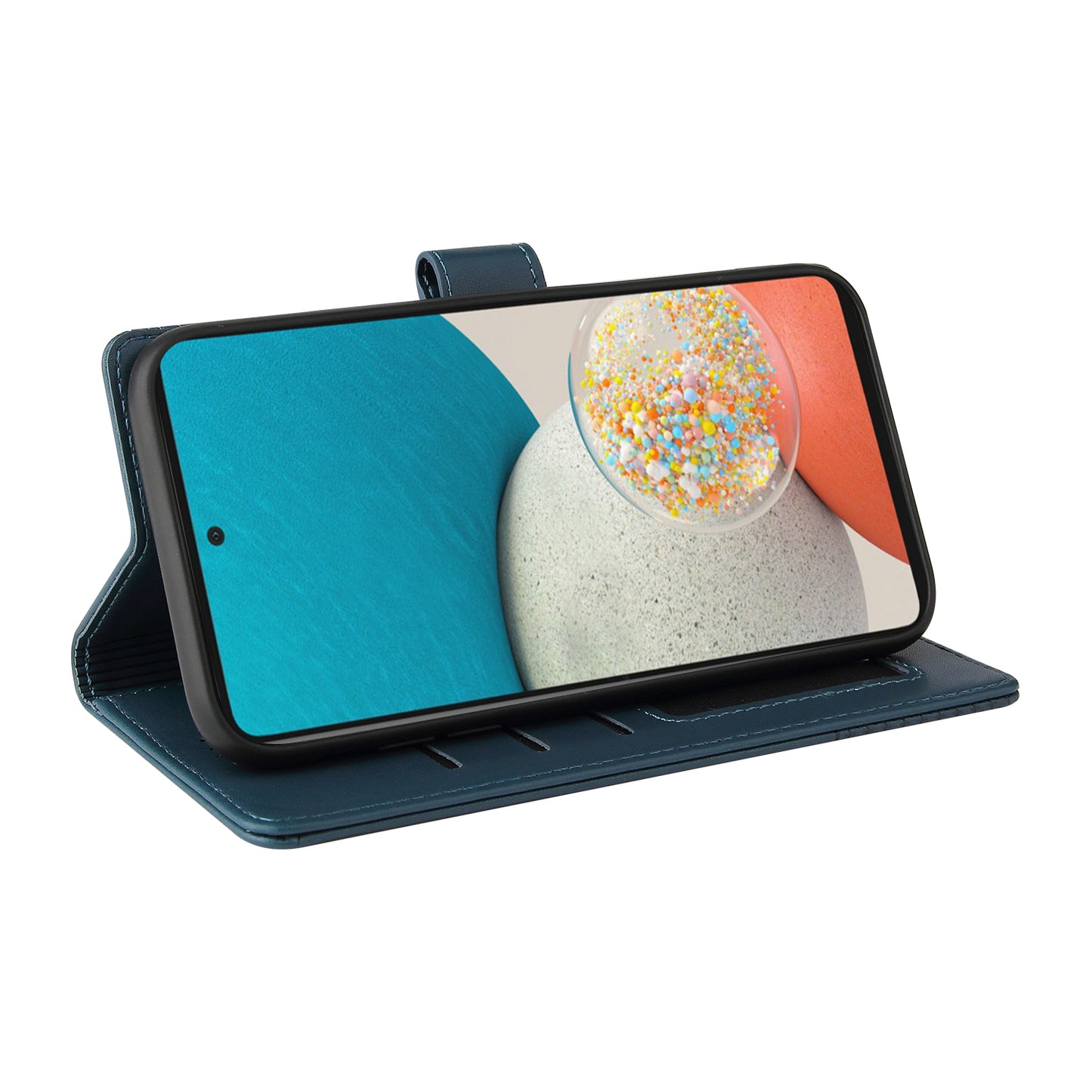 GQ.UTROBE 009 Series for Samsung Galaxy A53 5G Splicing PU Leather Phone Case Wallet Stand Magnetic Clasp Cover
