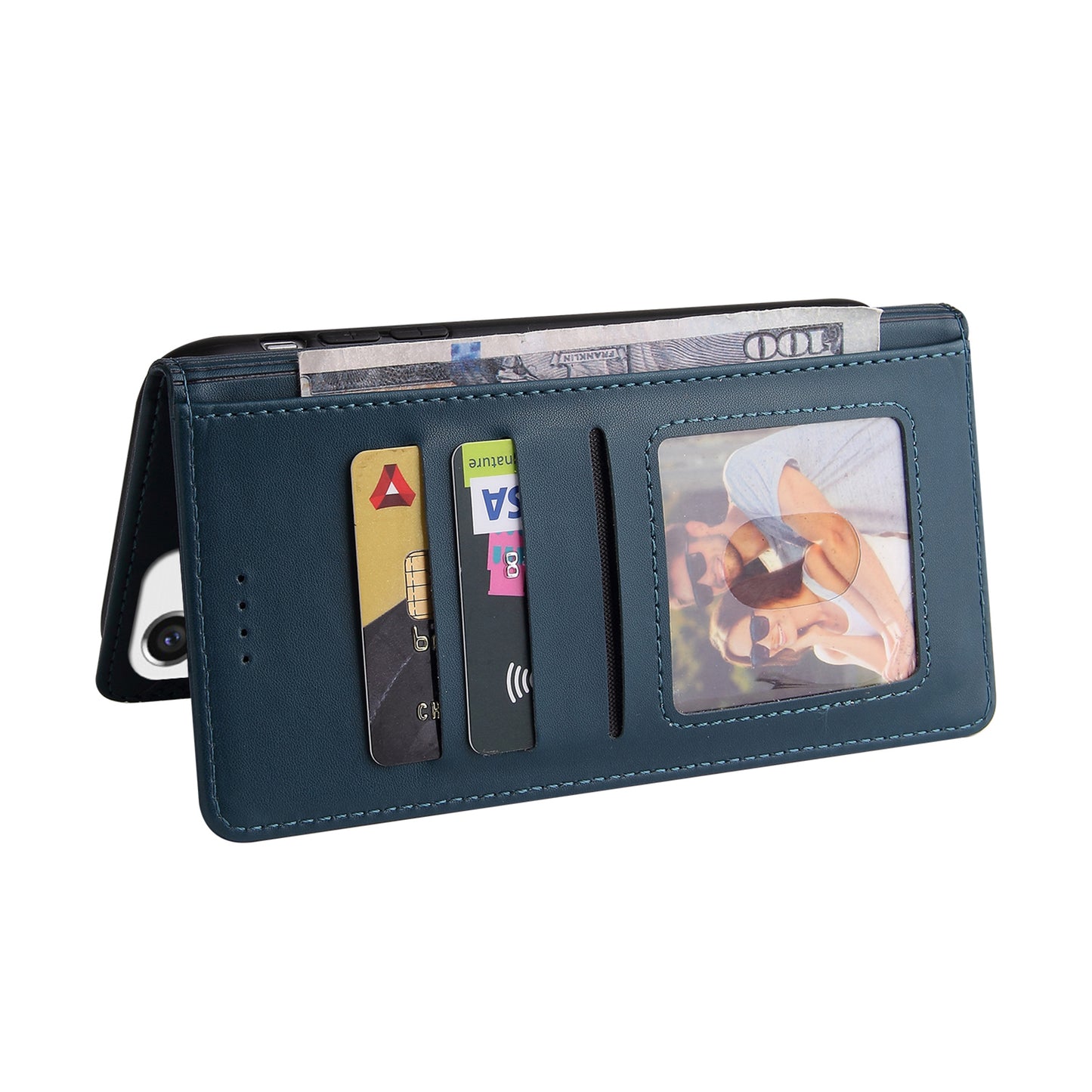 GQ.UTROBE 009 Series for Samsung Galaxy A53 5G Splicing PU Leather Phone Case Wallet Stand Magnetic Clasp Cover