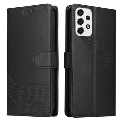 GQ.UTROBE 009 Series for Samsung Galaxy A53 5G Splicing PU Leather Phone Case Wallet Stand Magnetic Clasp Cover