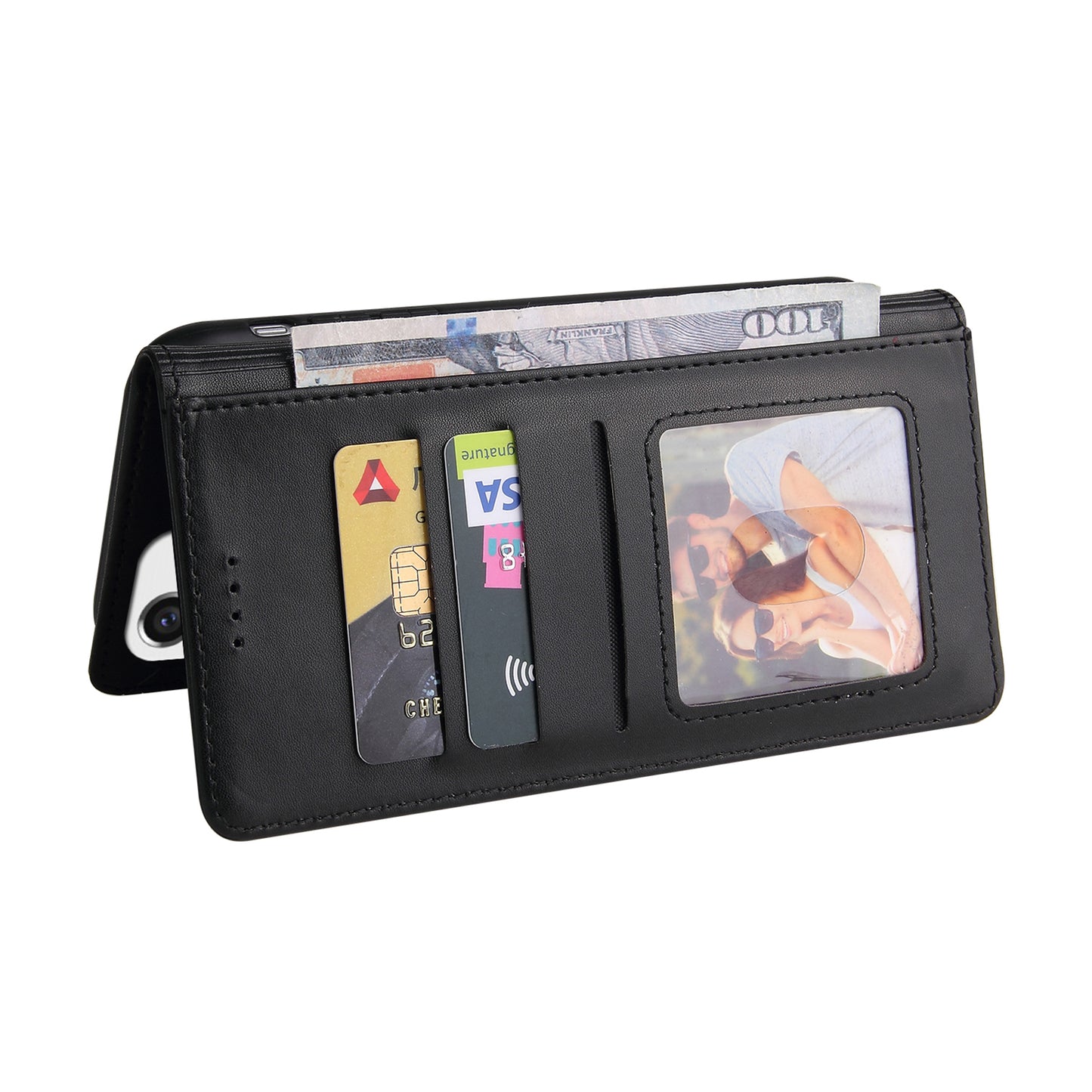 GQ.UTROBE 009 Series for Samsung Galaxy A53 5G Splicing PU Leather Phone Case Wallet Stand Magnetic Clasp Cover