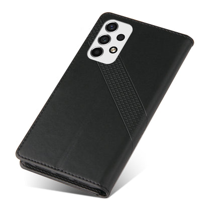 GQ.UTROBE 009 Series for Samsung Galaxy A53 5G Splicing PU Leather Phone Case Wallet Stand Magnetic Clasp Cover