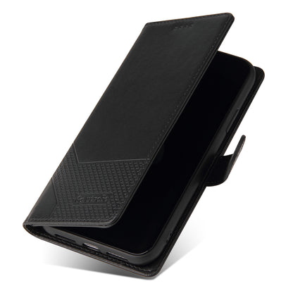 GQ.UTROBE 009 Series for Samsung Galaxy A53 5G Splicing PU Leather Phone Case Wallet Stand Magnetic Clasp Cover