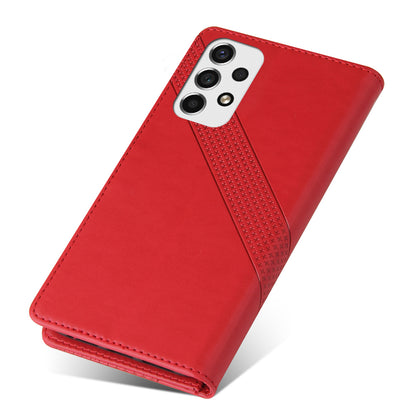 GQ.UTROBE 009 Series for Samsung Galaxy A53 5G Splicing PU Leather Phone Case Wallet Stand Magnetic Clasp Cover