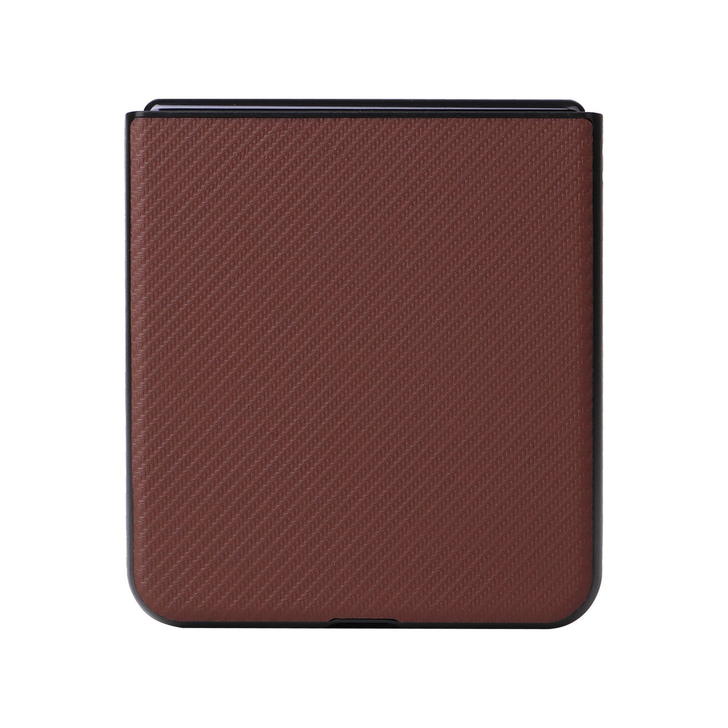 For Oppo Find N2 Flip 5G Anti-scratch Phone Back Cover PU Leather + PC Non-slip Phone Case