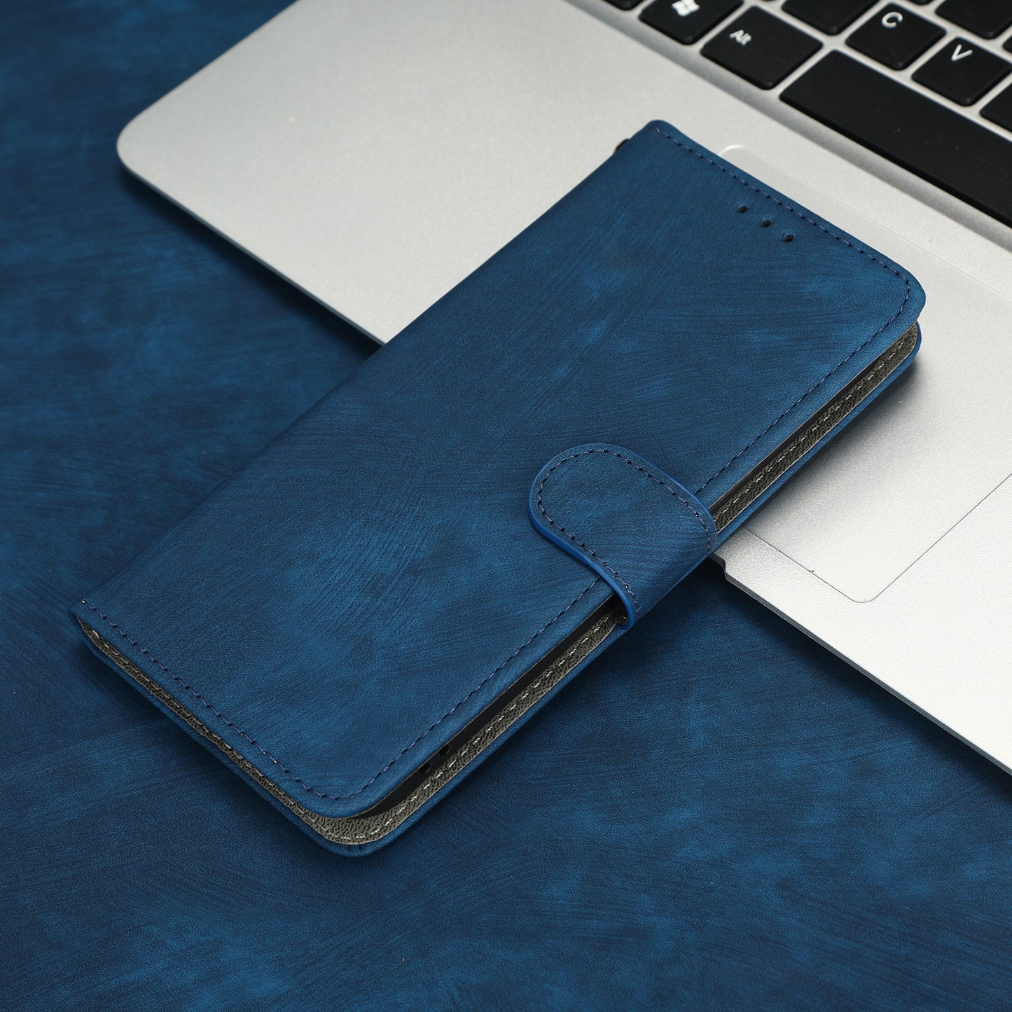 RFID Blocking Anti-scratch Phone Case For Realme 10 4G, Anti-fall Magnetic PU Leather Phone Cover with Wallet Stand