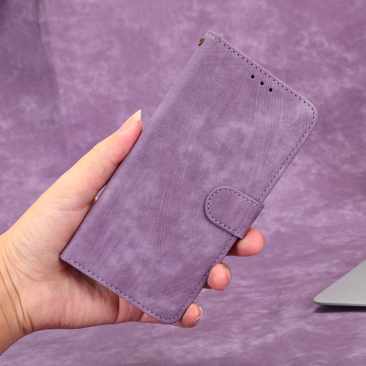 RFID Blocking Anti-scratch Phone Case For Realme 10 4G, Anti-fall Magnetic PU Leather Phone Cover with Wallet Stand