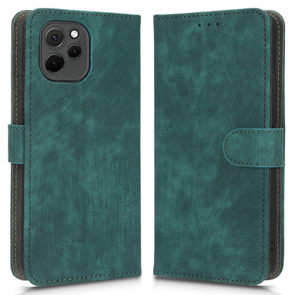RFID Blocking Magnetic Phone Case For Huawei nova Y61 4G / Enjoy 50z 4G, Anti-scratch PU Leather Phone Wallet  Cover with Stand