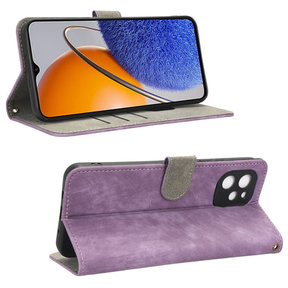 RFID Blocking Magnetic Phone Case For Huawei nova Y61 4G / Enjoy 50z 4G, Anti-scratch PU Leather Phone Wallet  Cover with Stand