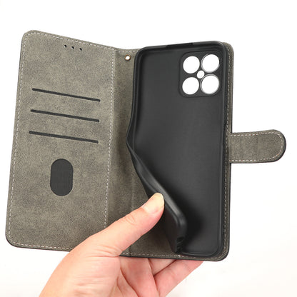For Honor X8 4G / X30i RFID Blocking Anti-scratch Phone Case Magnetic PU Leather Flip Smartphone Cover with Wallet Stand