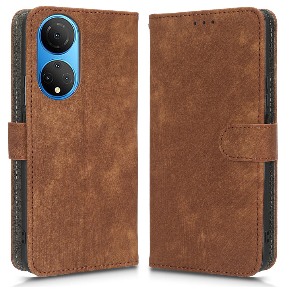 RFID Blocking Phone Cover For Honor X7, Foldable Stand Magnetic PU Leather Protective Phone Wallet Case