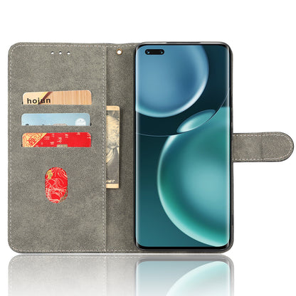 For Honor Magic4 Pro 5G RFID Blocking PU Leather Phone Case Protective Magnetic Mobile Phone Cover with Wallet Stand